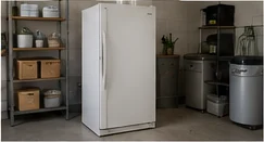 Upright freezer